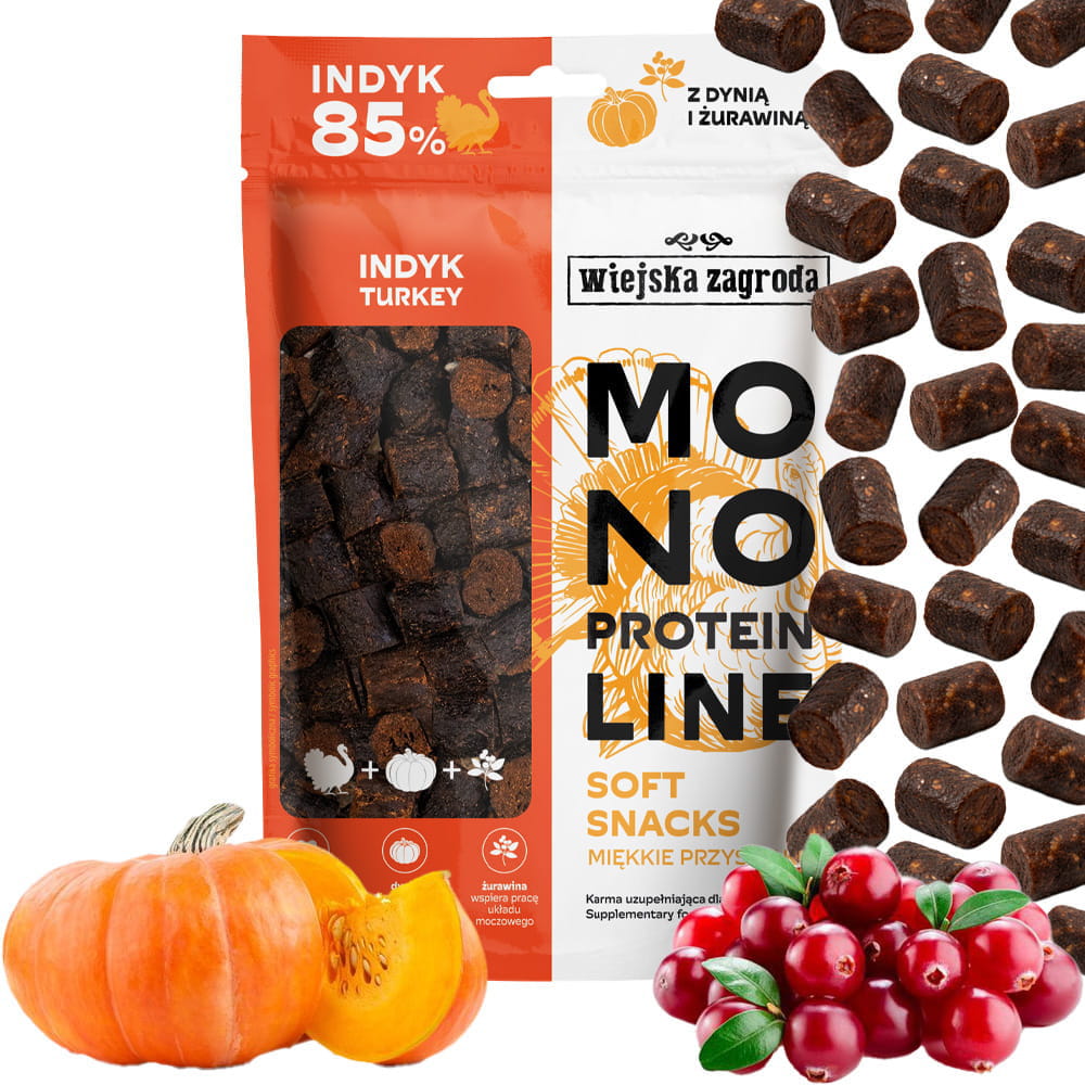 Wiejska Zagroda Przysmak dla psa Monoproteinowe Przysmaki (dorosły) 4x115g